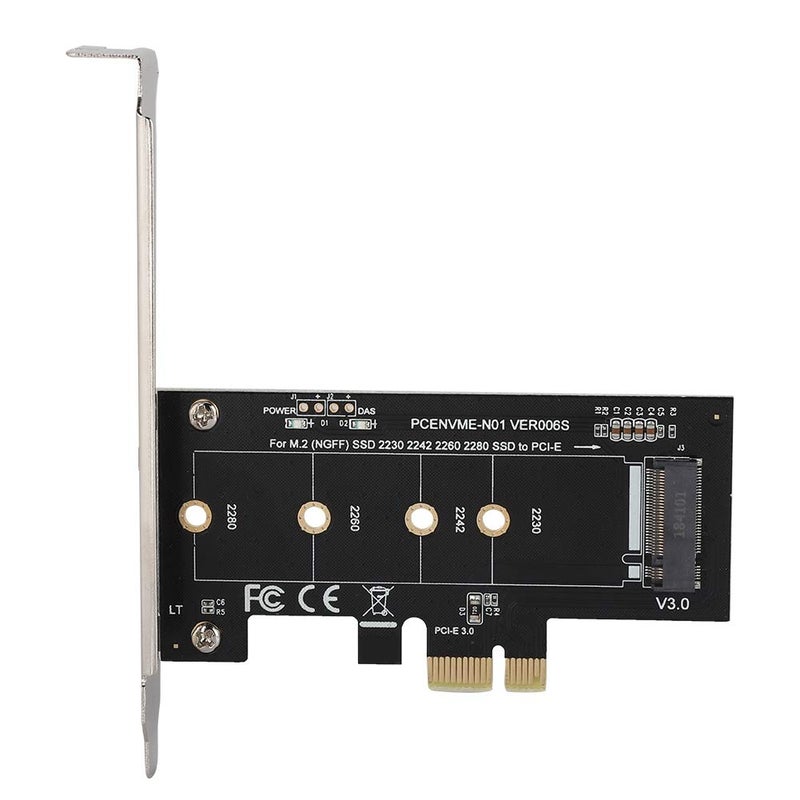 Tangxi M.2 PCIe PCI E Adapter, M.2 to PCI E3.0 X1 Expansion Card,M2 SSD NGFF NVME (m Key) to PCIe 3.0 x 1 Adapter with Low Bracket for Desktop PCI Express Slot - Image 3